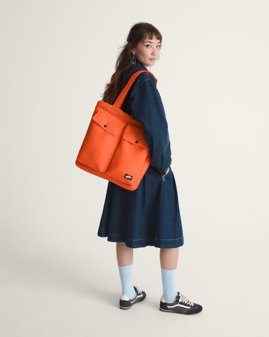 Lawler Tote Bag in Flame Red | Vans near me