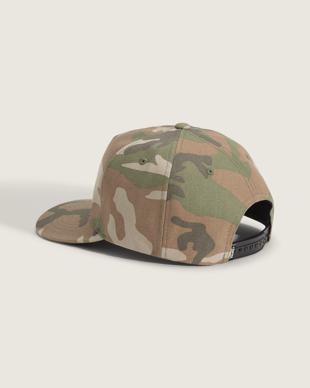 Classic Script Snapback Hat in Vintage Camo Brown | Vans on sale