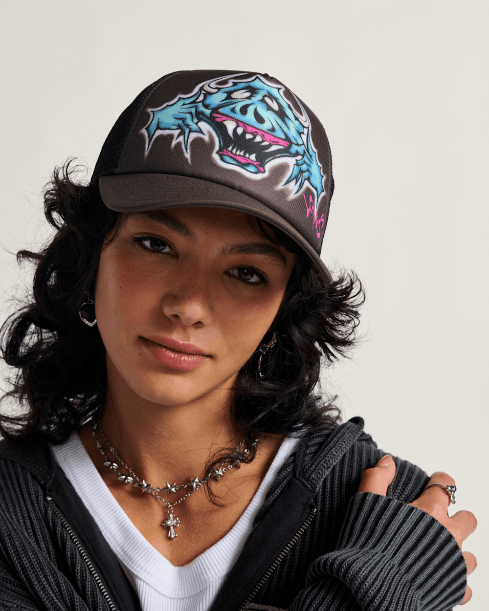 Wyman Trucker Hat in Coal Brown | Vans sale
