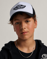 Kids Classic Patch Trucker Hat in Black / White | Vans discount