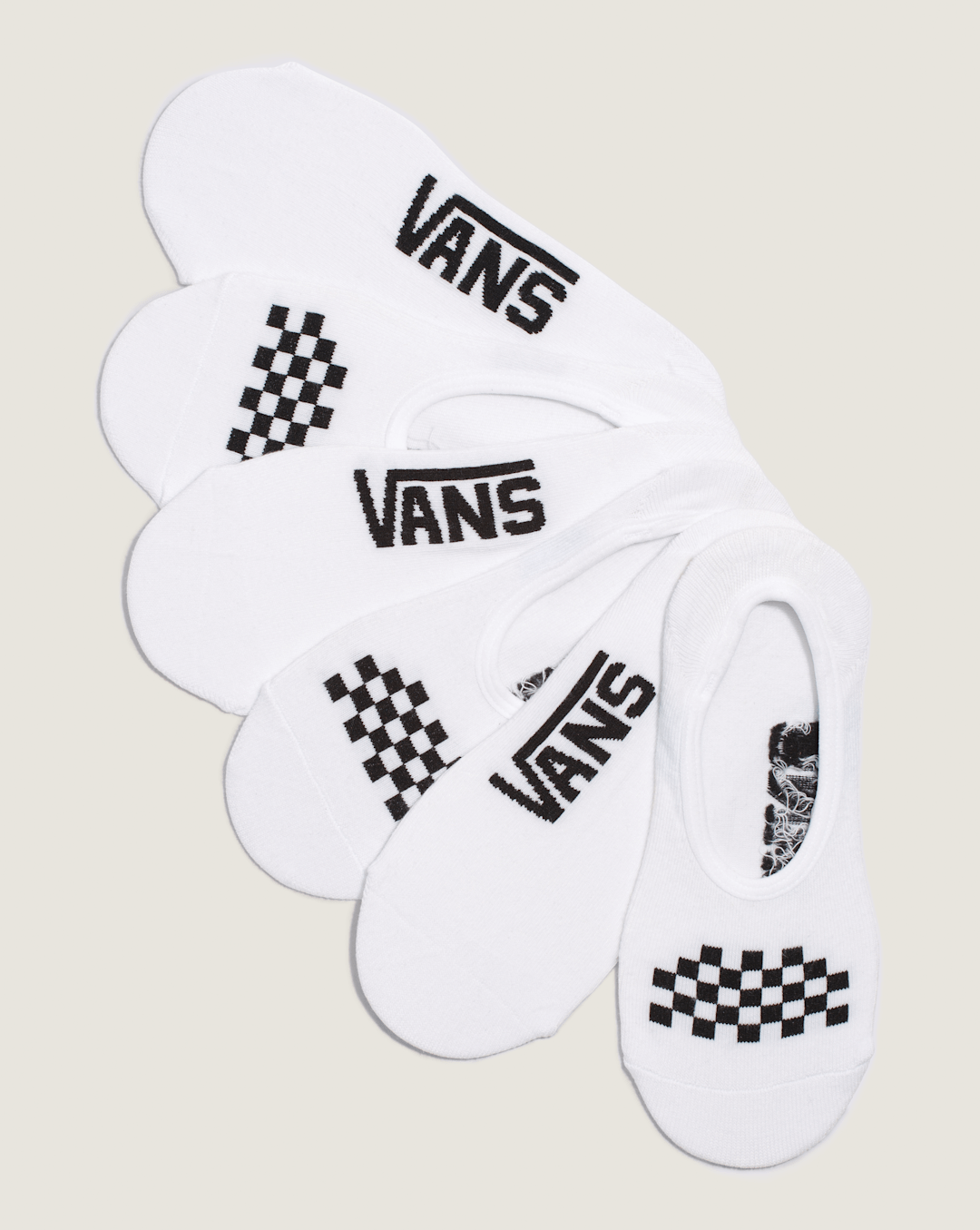 Classic Canoodle Socks 3-Pack in White / Black | Vans outlet