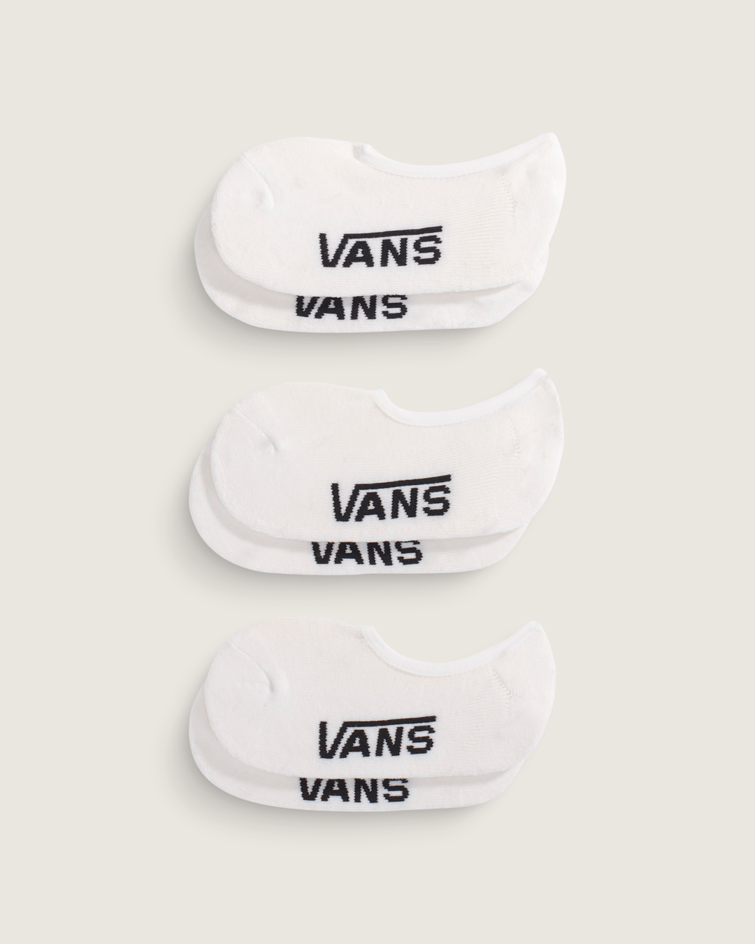 Kids Classic No Show Socks 3-Pack in White | Vans near me