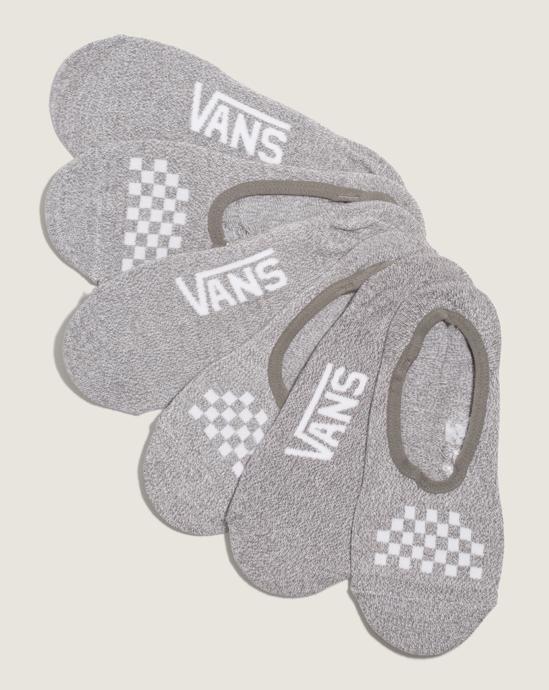 Kids Classic Canoodle Socks 3-Pack in Heather Grey / White | Vans outlet