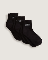 Kids Classic Half Crew Socks 3-Pack in Black | Vans sale