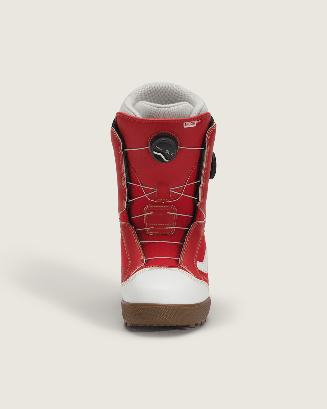 Women's Encore Pro X Mia Brookes Snowboard Boot in Racing Red / Marshmallow White | Vans discount