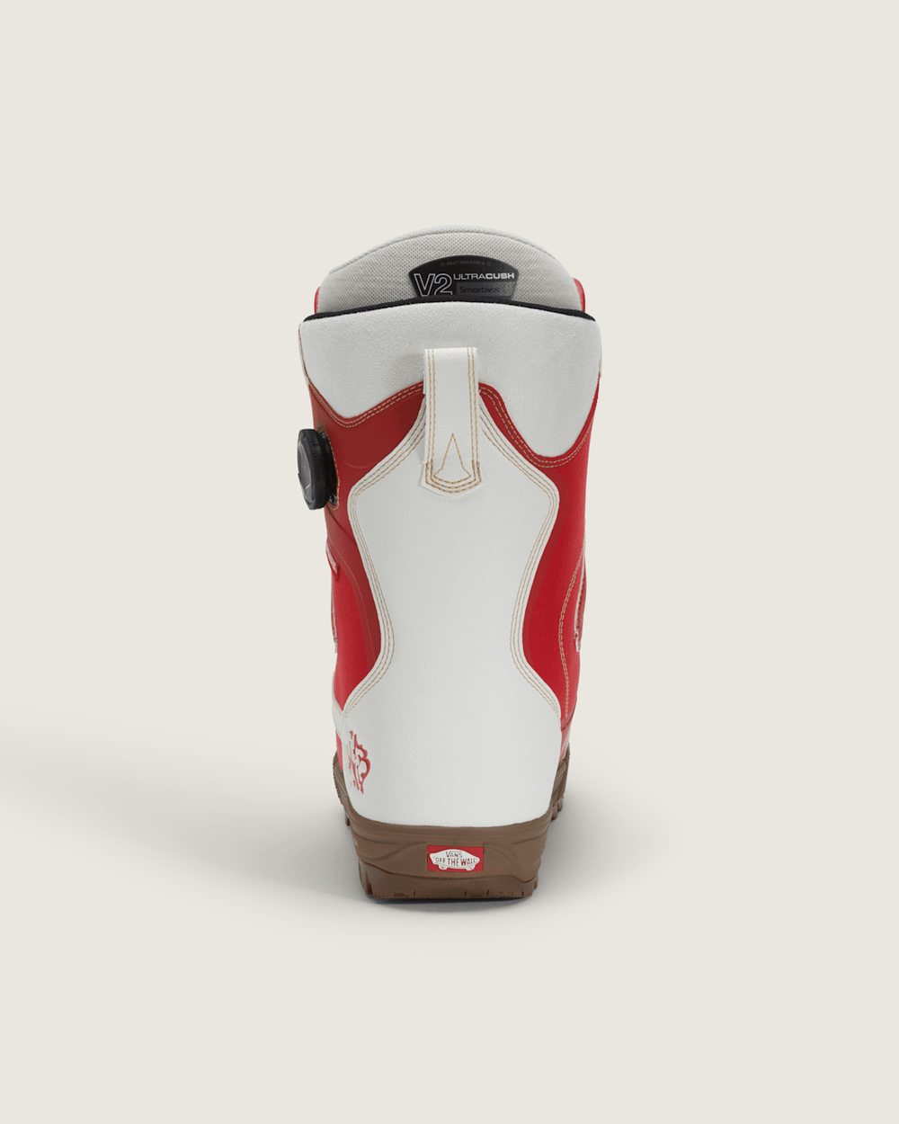 Women's Encore Pro X Mia Brookes Snowboard Boot in Racing Red / Marshmallow White | Vans discount