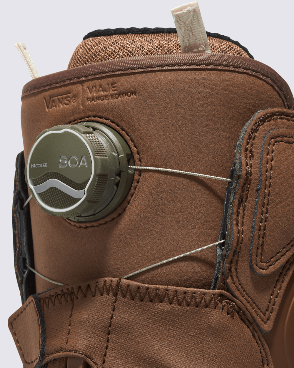 Womens Viaje Range Edition X Hana Beaman Snowboard Boot in Brown / Grape Leaf Green | Vans outlet