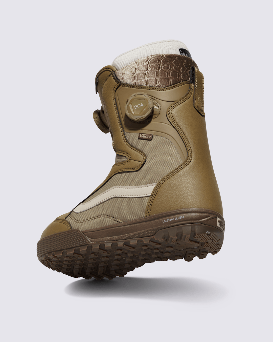 Womens Encore Pro Snowboard Boot in Olive Green / Gum | Vans sale