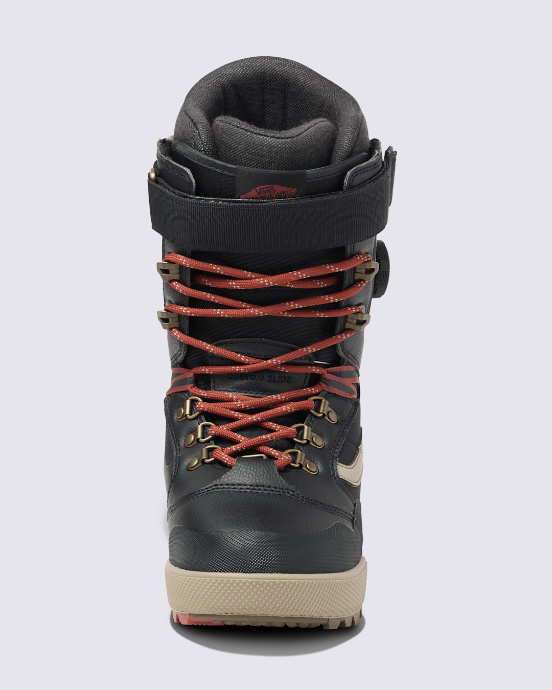 Womens Luna Ventana Pro Snowboard Boot in Black / Red / Beige | Vans on sale