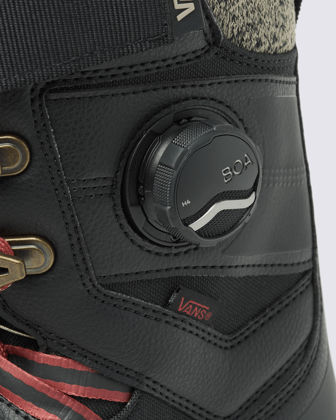 Womens Luna Ventana Pro Snowboard Boot in Black / Red / Beige | Vans on sale