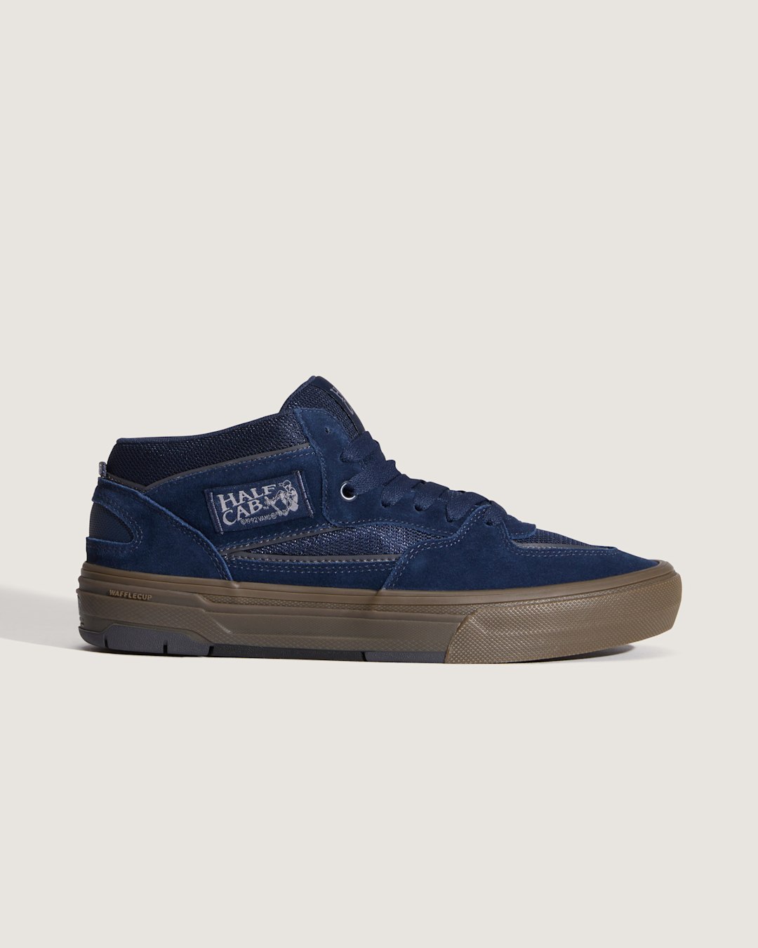 Skate Half Cab Wafflecup Shoe in Gum Navy Blue | Vans sale