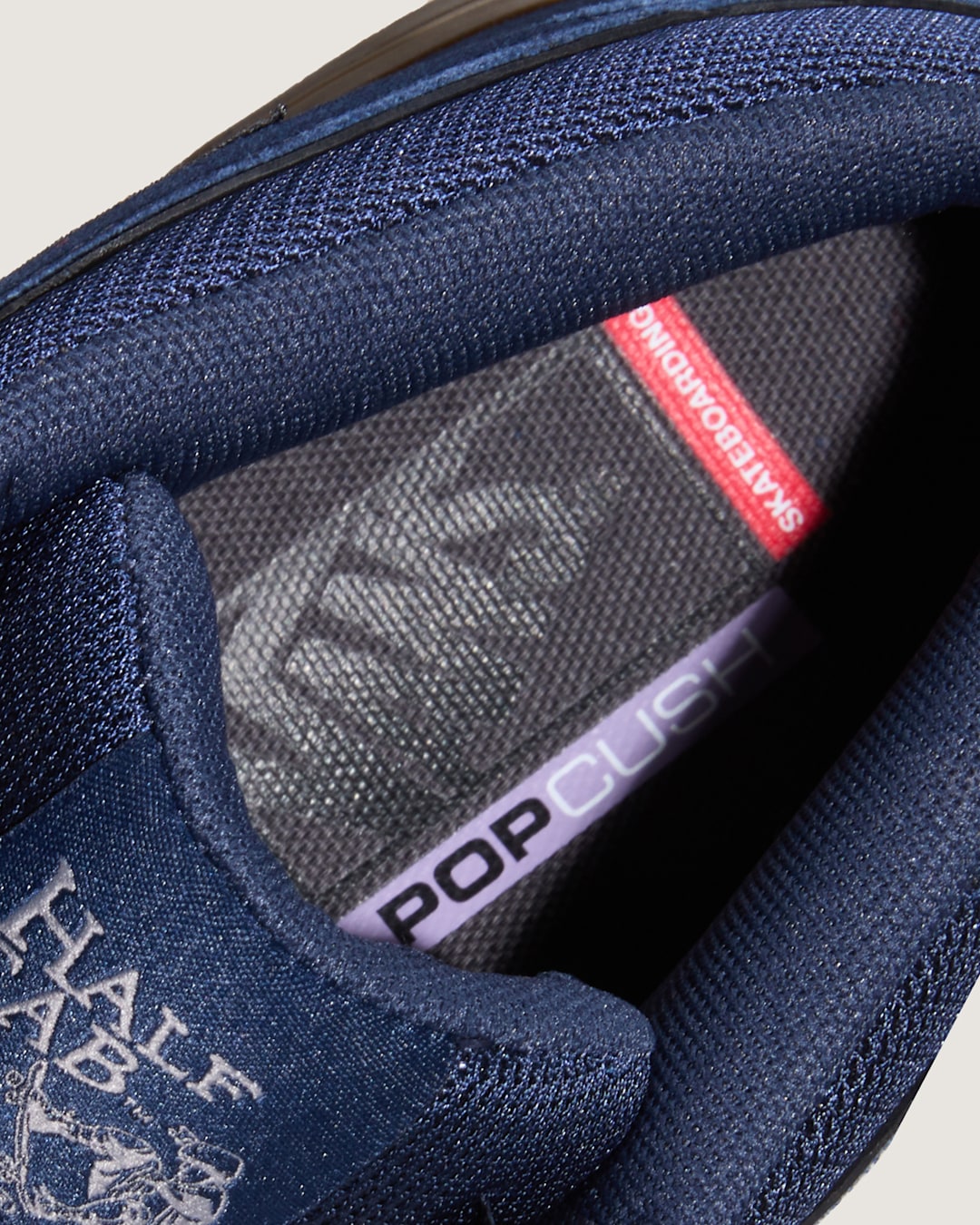 Skate Half Cab Wafflecup Shoe in Gum Navy Blue | Vans sale