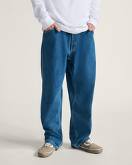 Skate Check-5 Loose Denim Pants in Vintage Indigo Blue | Vans outlet