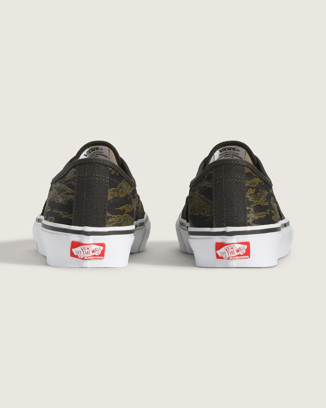Skate Authentic Shoe in Camo Green / Black | Vans near me