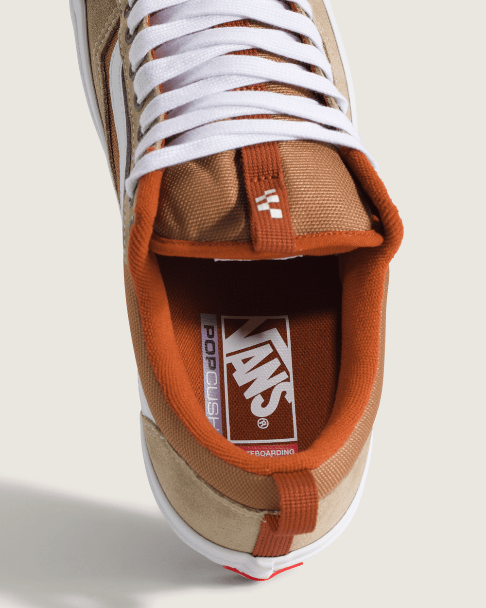 Skate Old Skool 36+ Shoe in Khaki Brown / Burnt Orange | Vans near me