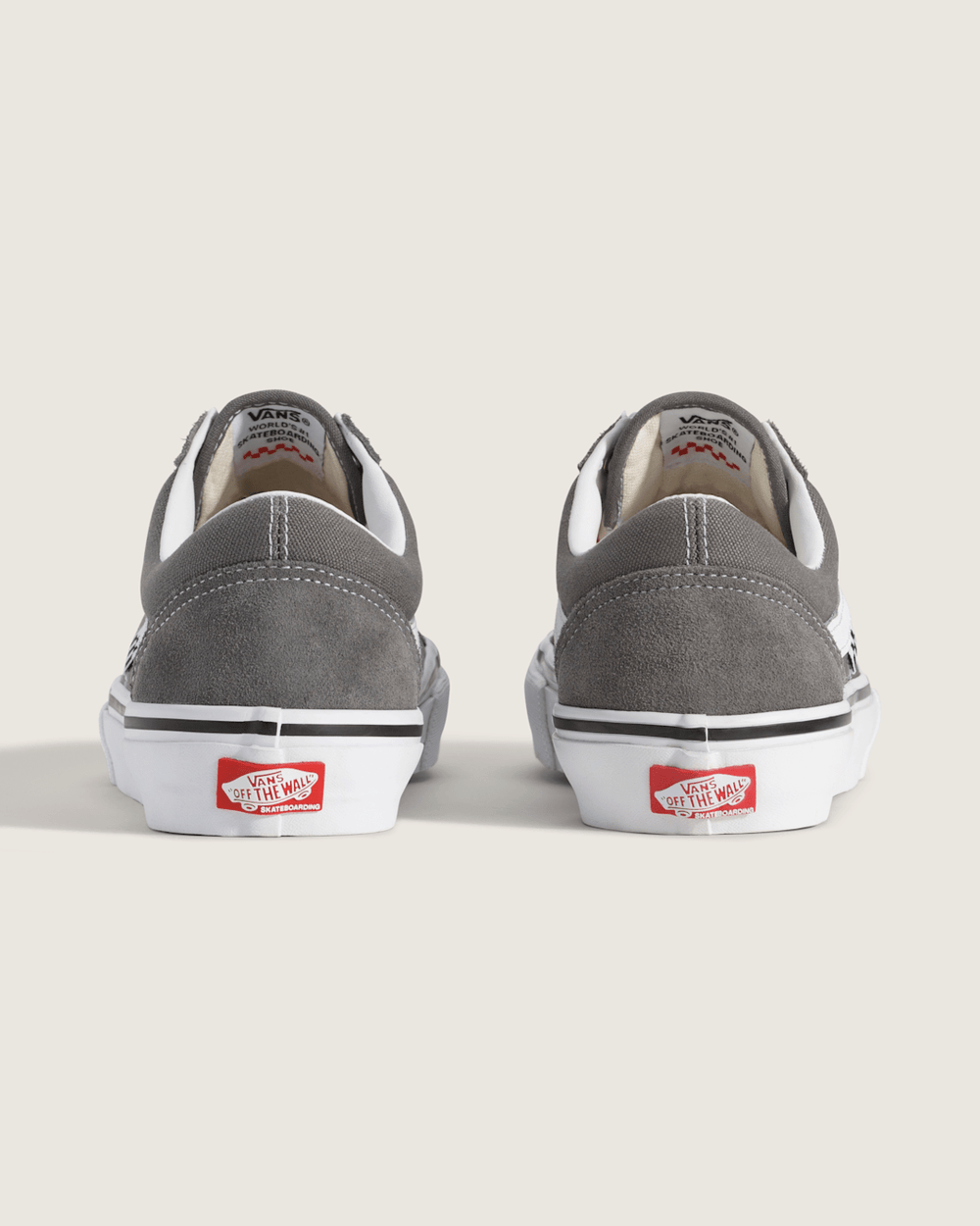 Skate Old Skool Shoe in Pewter Grey / White | Vans on sale