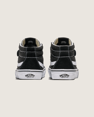 Big Kids Sk8-Mid V Shoe in Black / True White | Vans discount