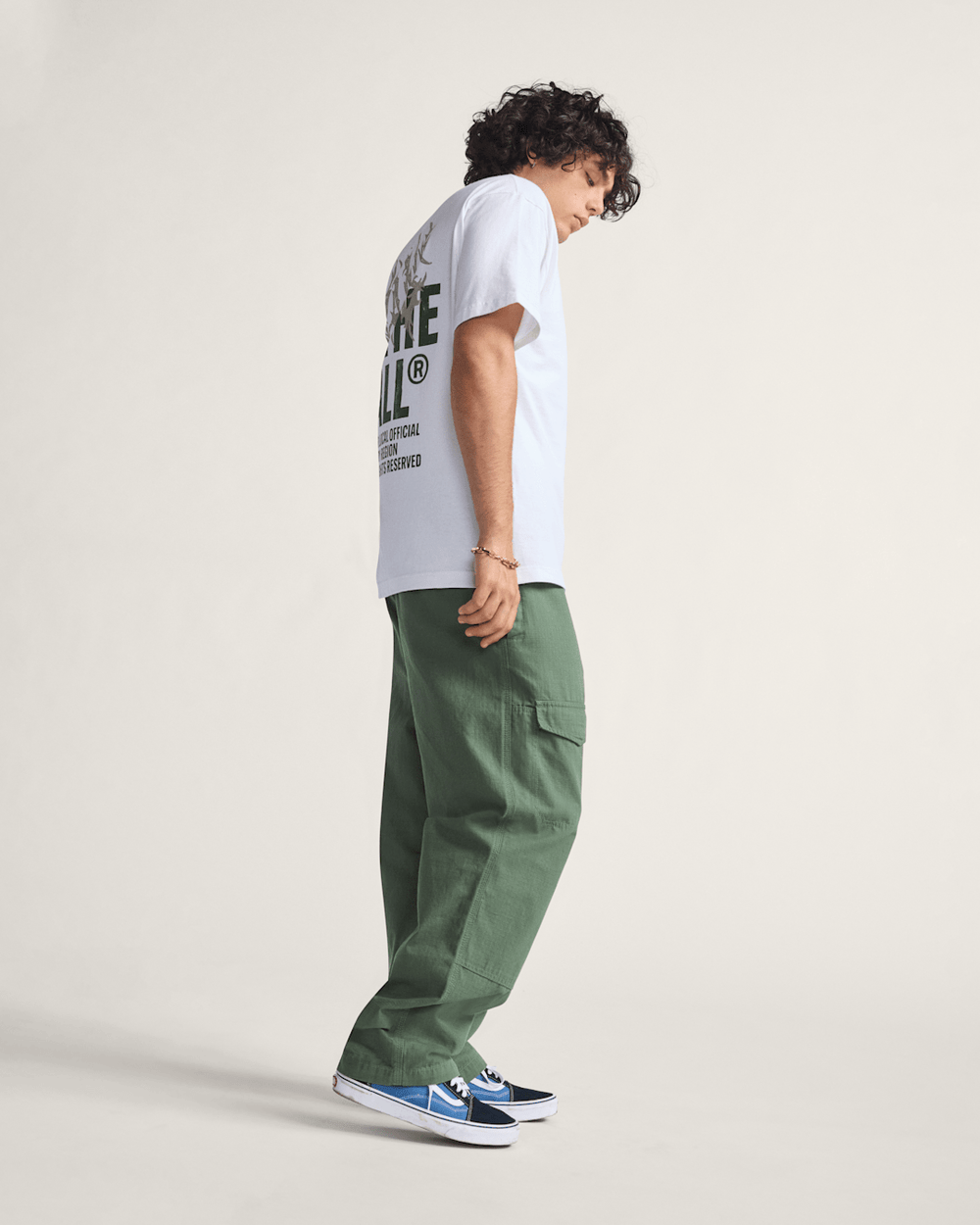 Skate Loose Cargo Pants by Atiba Jefferson in Atiba Pine Forest Green | Vans sale