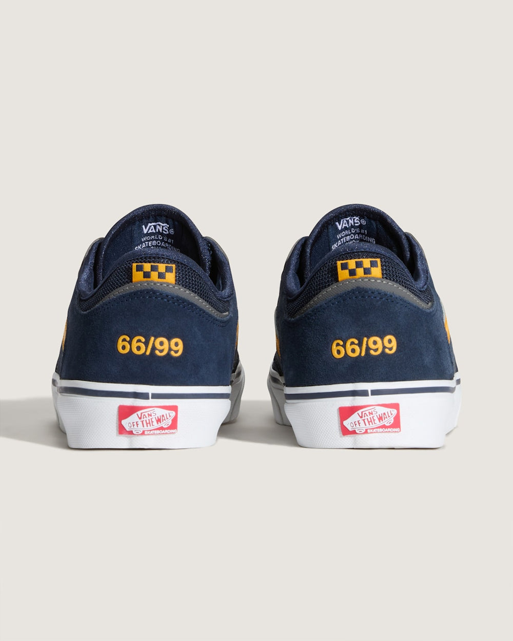 Skate Rowley Shoe in Navy Blue / Yellow | Vans outlet