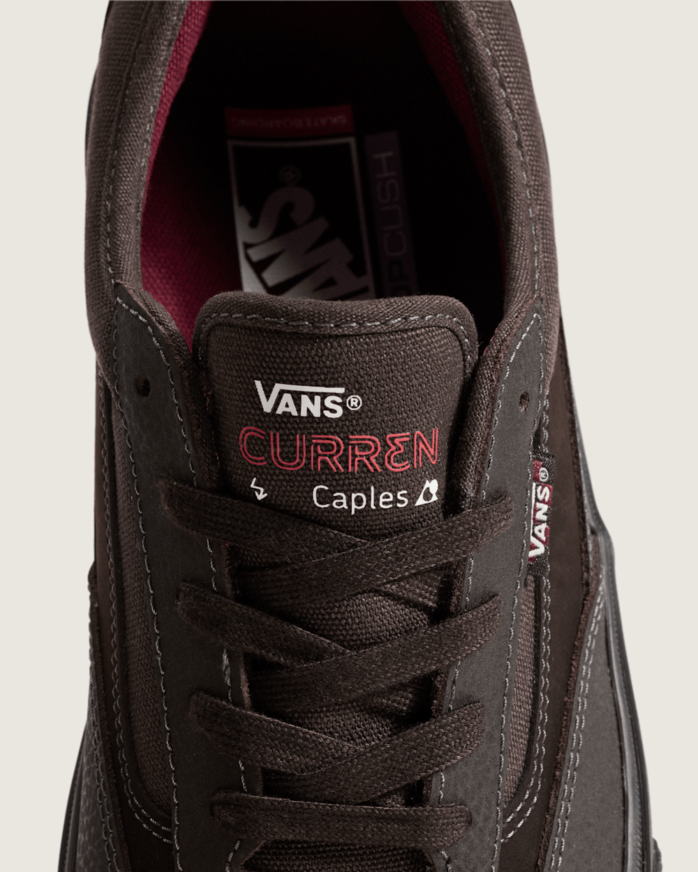 Skate Curren Caples Shoe in Dark Brown | Vans near me