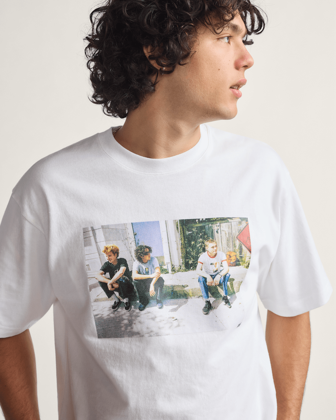 Skate Curb T-Shirt by Atiba Jefferson in Atiba White | Vans on sale
