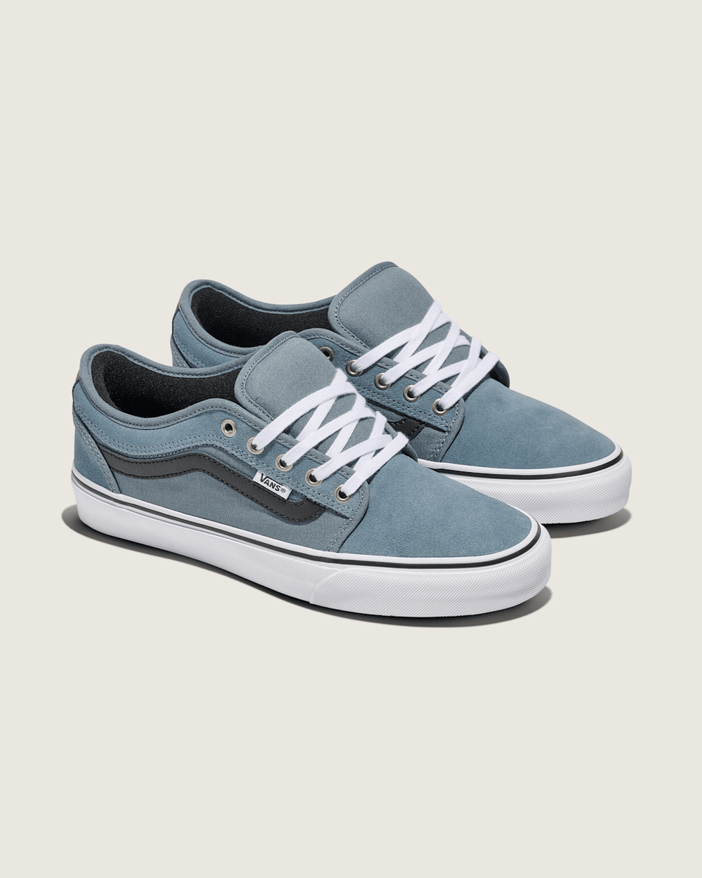 Skate Chukka Low Sidestripe Shoe in Slate Blue / Navy | Vans outlet