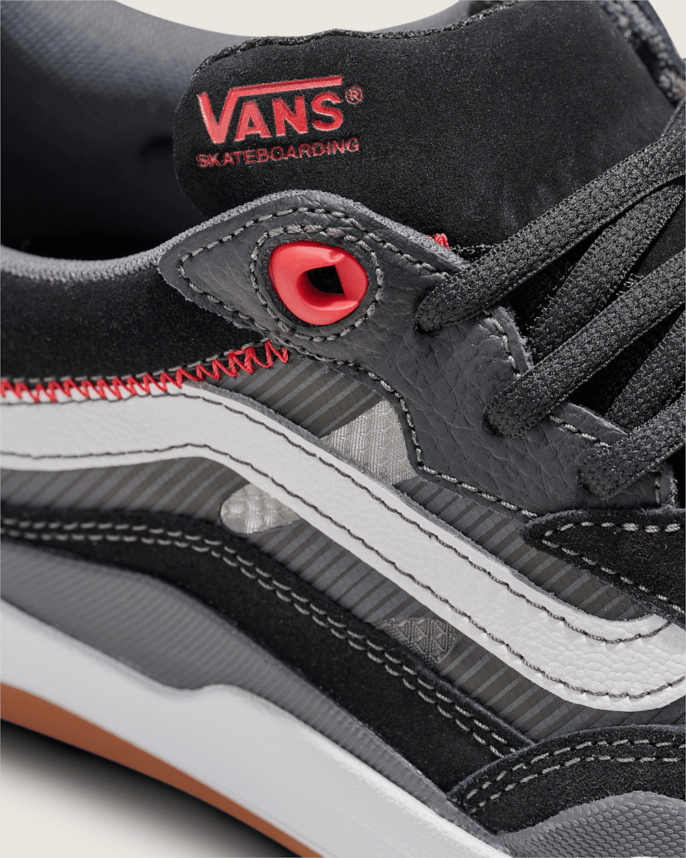 Skate 2 Wayvee Shoe in Black / White / Red | Vans sale