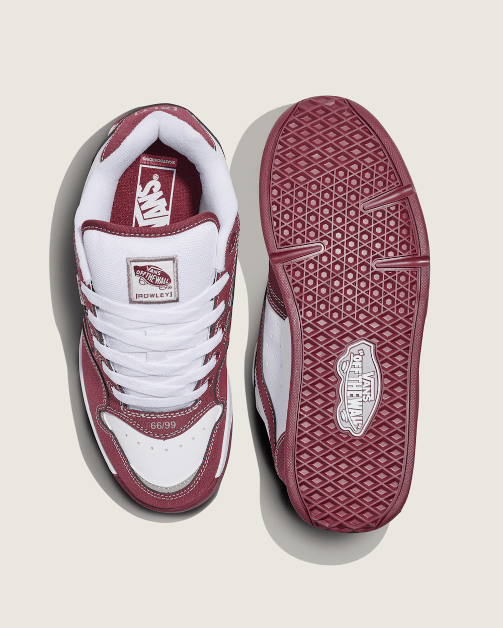 Rowley XLT Shoe in Port Royale Red / White | Vans online