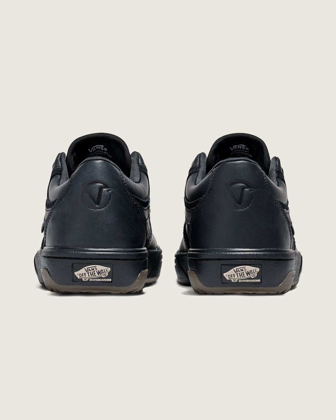Skate Rowan 2.0 Leather Shoe in Black | Vans outlet