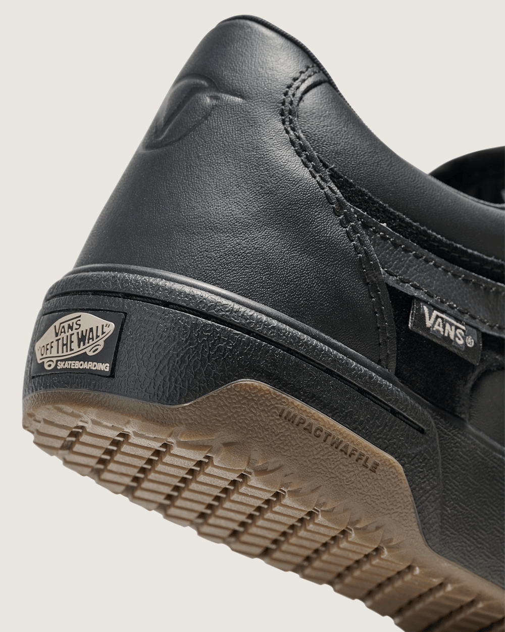 Skate Rowan 2.0 Leather Shoe in Black | Vans outlet