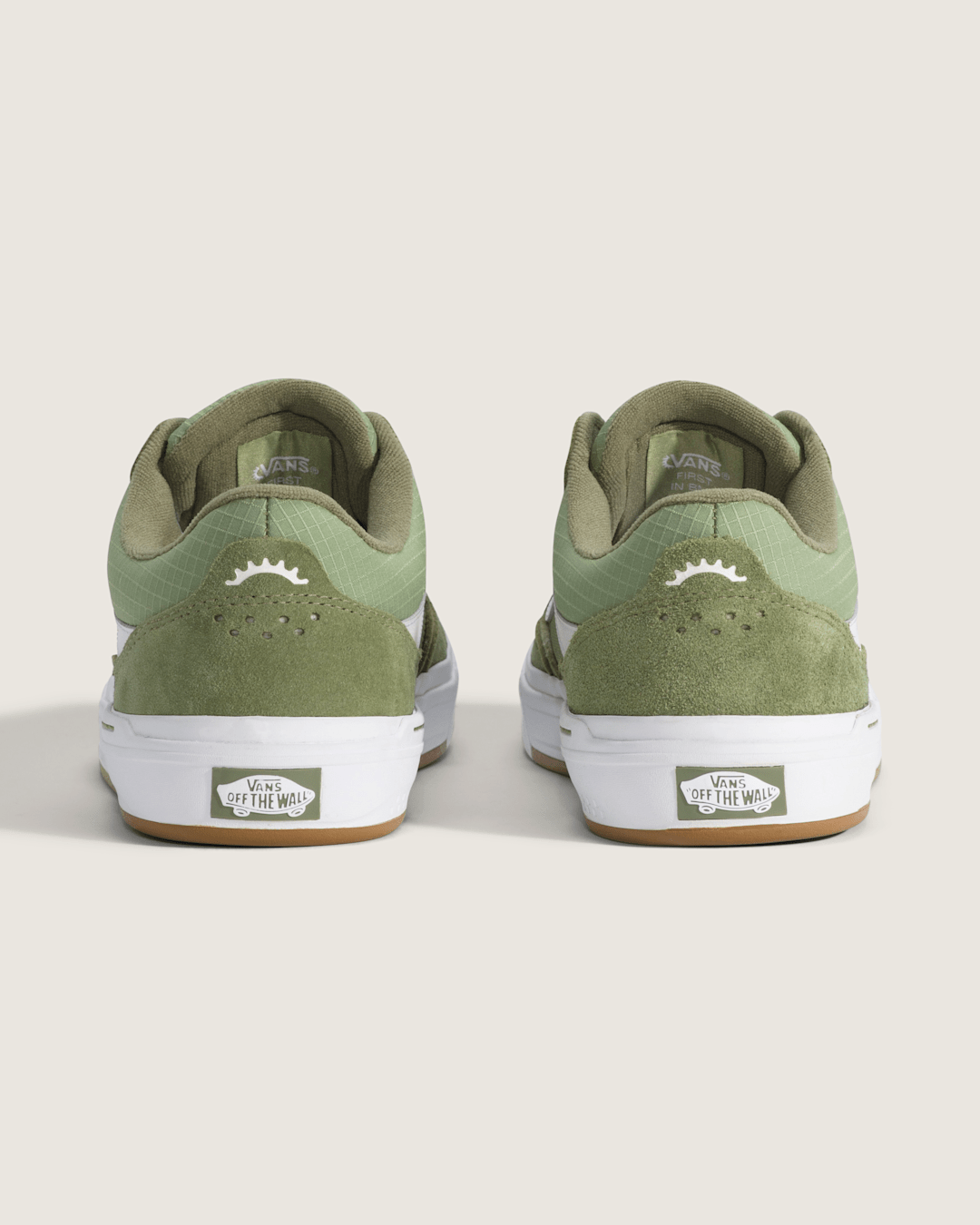 BMX Proof Wafflecup Shoe in Olive Green / White | Vans discount