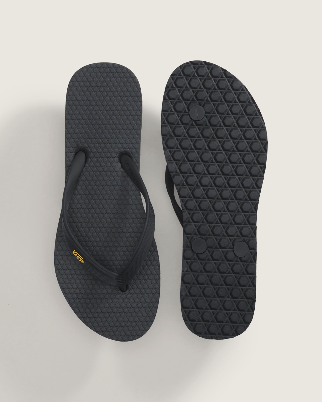 Makena Sandal in Black / Gold Yellow | Vans near me