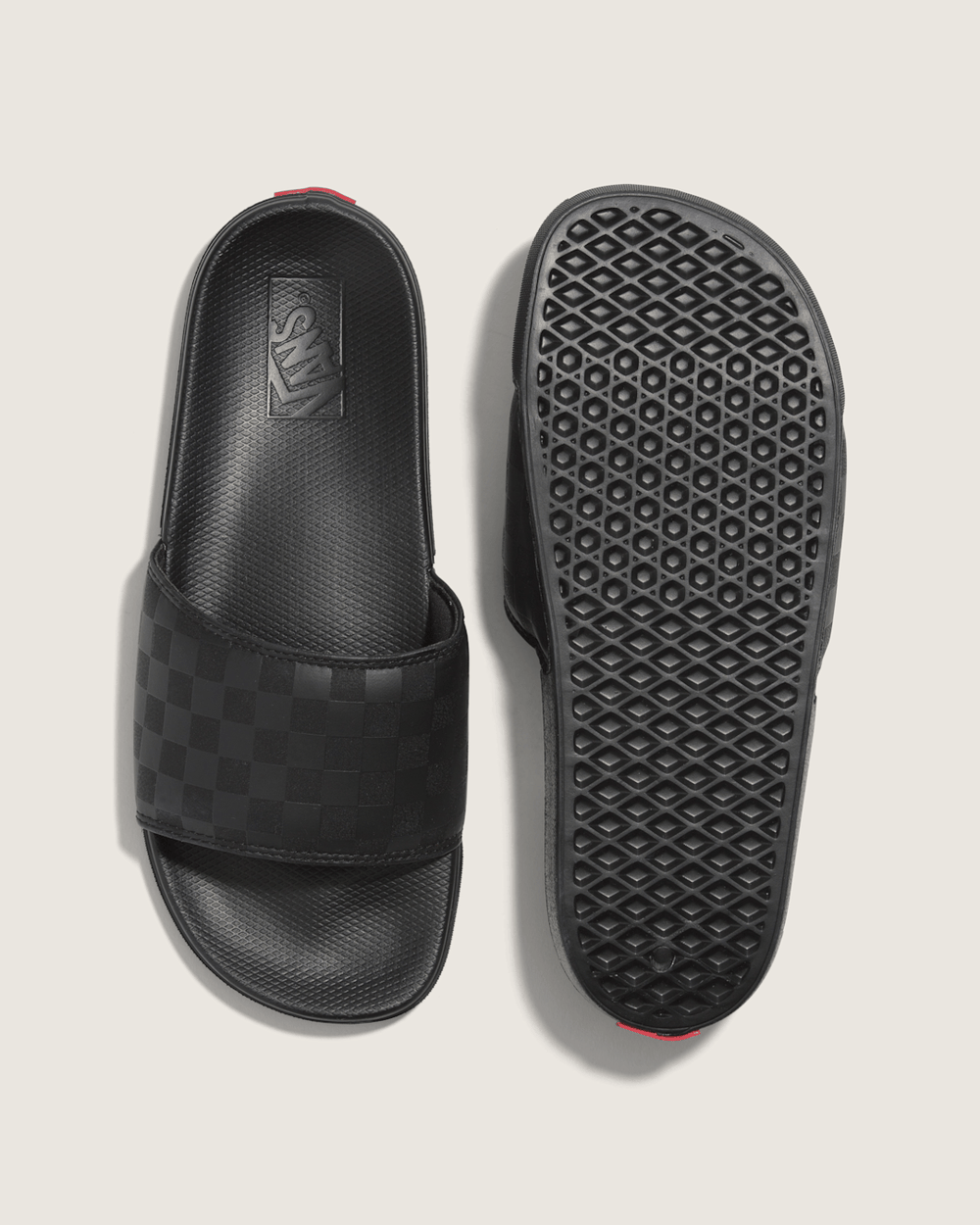 La Costa Slide-On Checkerboard Black/Black Sandals | Vans on sale