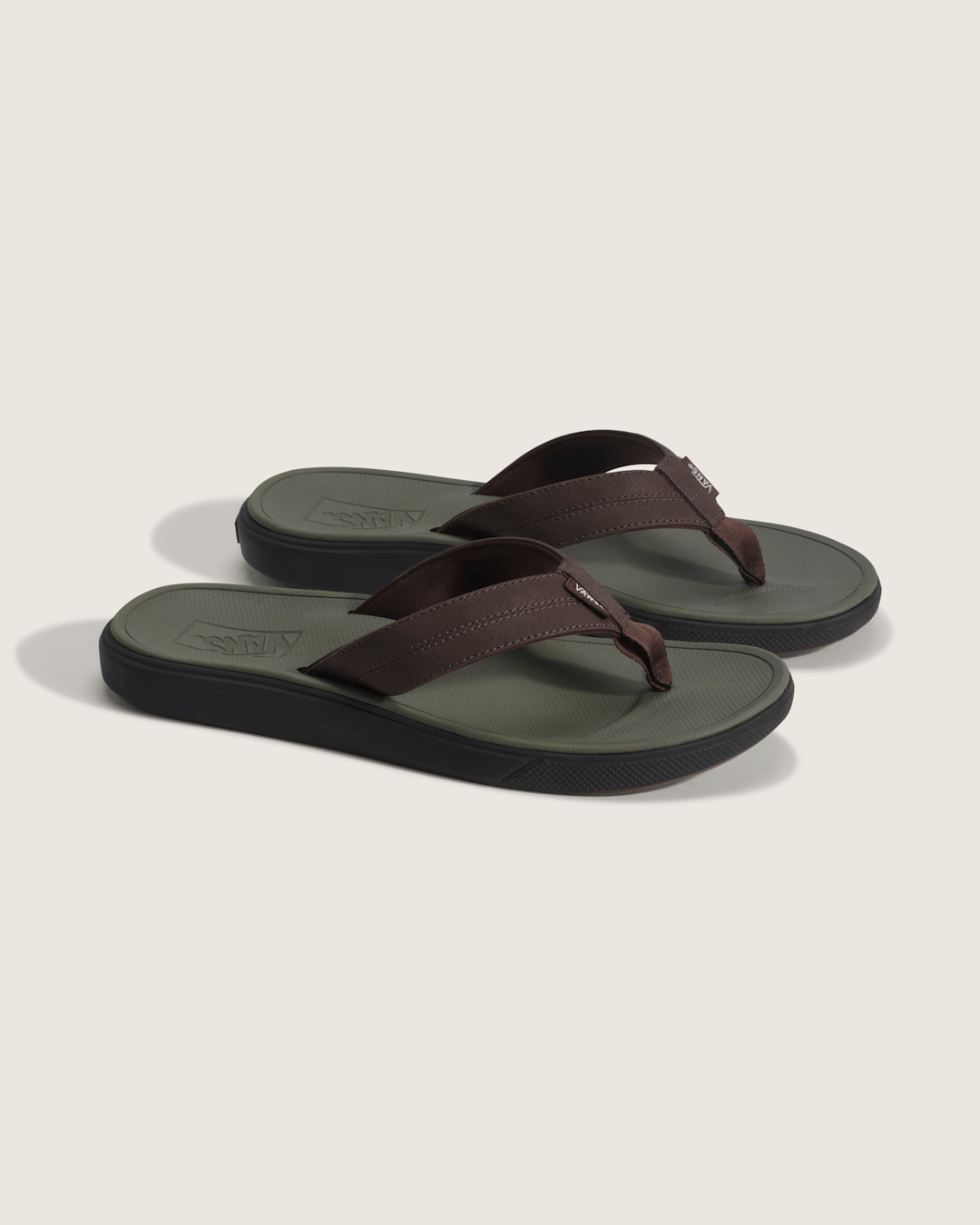 Seabrook Sandal in Demitasse Brown / Grape Leaf Green | Vans sale