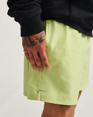 Primary Solid Elastic 17'' Boardshorts in Shadow Lime Green | Vans online