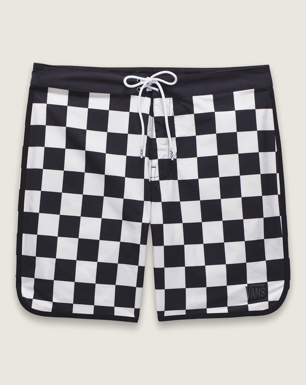Everride Scalloped 18'' Boardshorts in Black / White | Vans sale