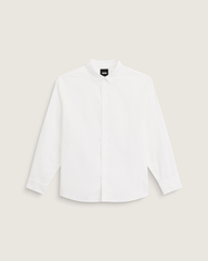 Lawson Solid Oxford Long Sheeve Shirt in White | Vans discount