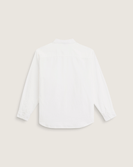 Lawson Solid Oxford Long Sheeve Shirt in White | Vans discount