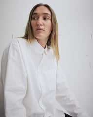 Lawson Solid Oxford Long Sheeve Shirt in White | Vans discount