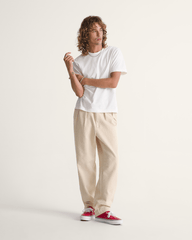 OTW by Vans Back Pleated Trousers in Creme Brulee Beige | Vans outlet