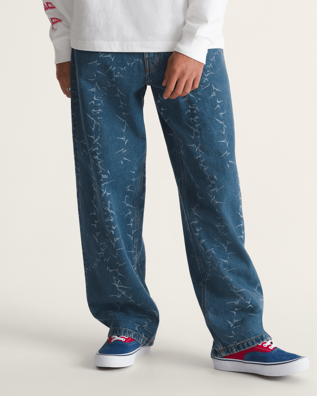 Check-5 Baggy Denim Pants in Vintage Indigo Blue | Vans sale