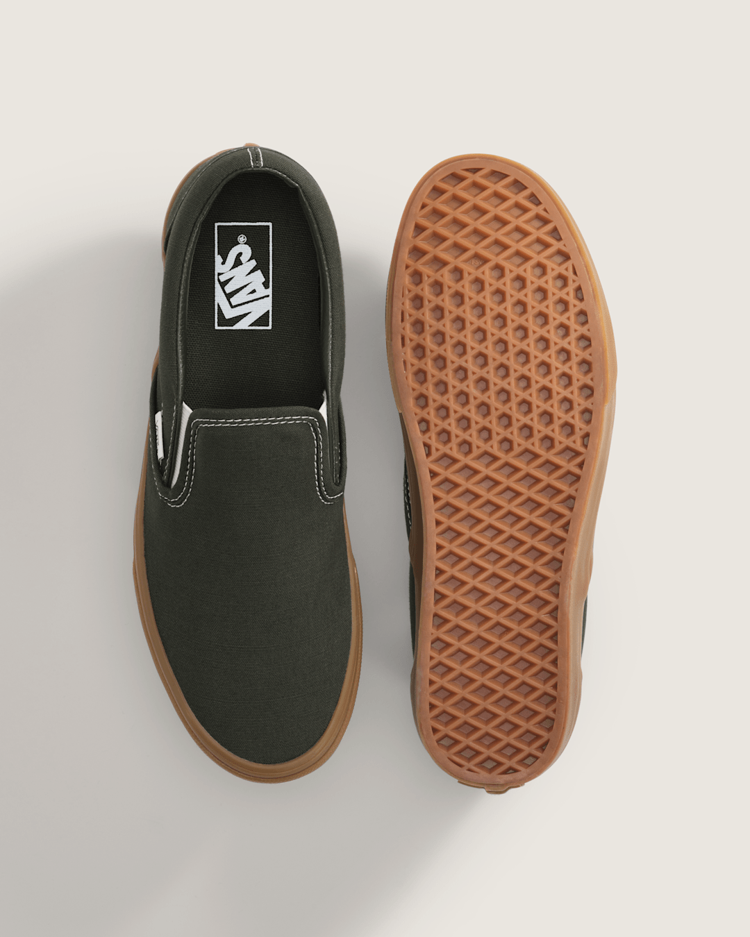 Classic Slip-On Shoe in Gum Obsidian Fern Green | Vans sale