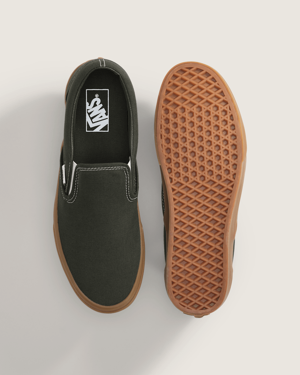 Classic Slip-On Shoe in Gum Obsidian Fern Green | Vans sale