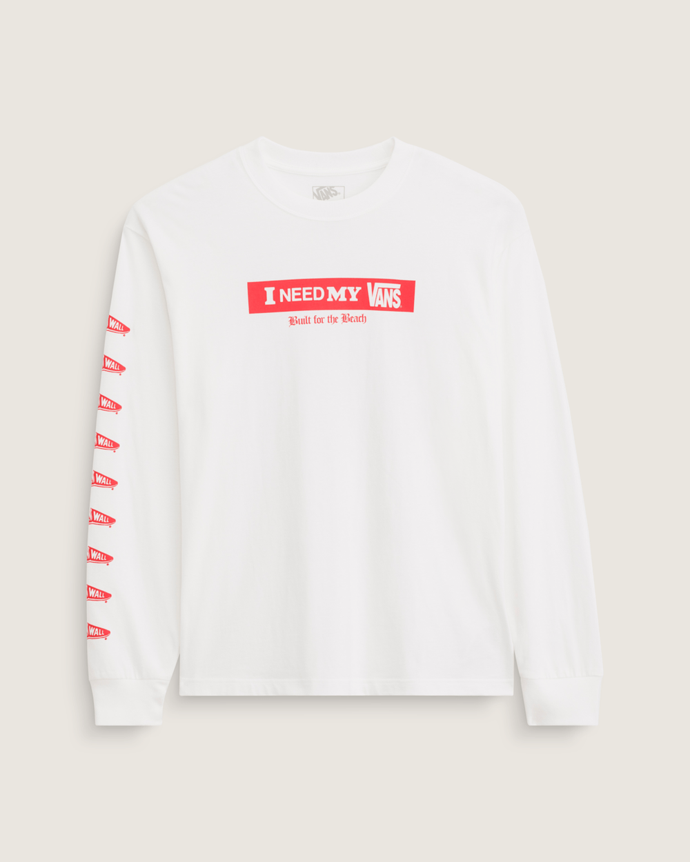 I Need My Long Sleeve T-Shirt in White | Vans online