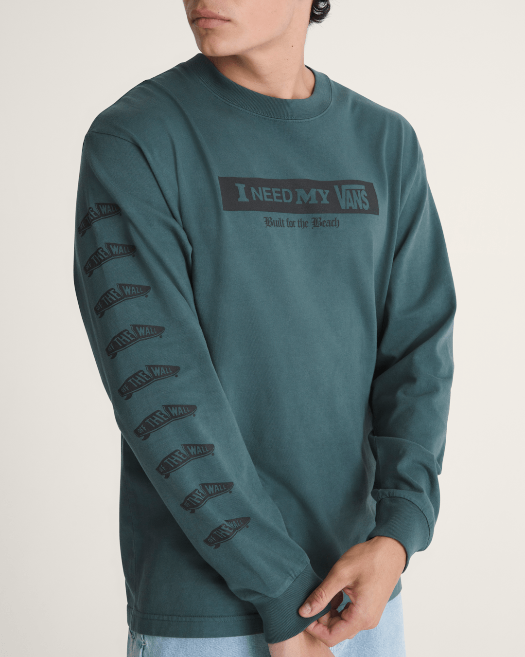 I Need My Long Sleeve T-Shirt in Mossy Olive Green | Vans near me