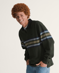 Surge Rugby Long Sleeve Shirt in Dried Kelp Green | Vans sale