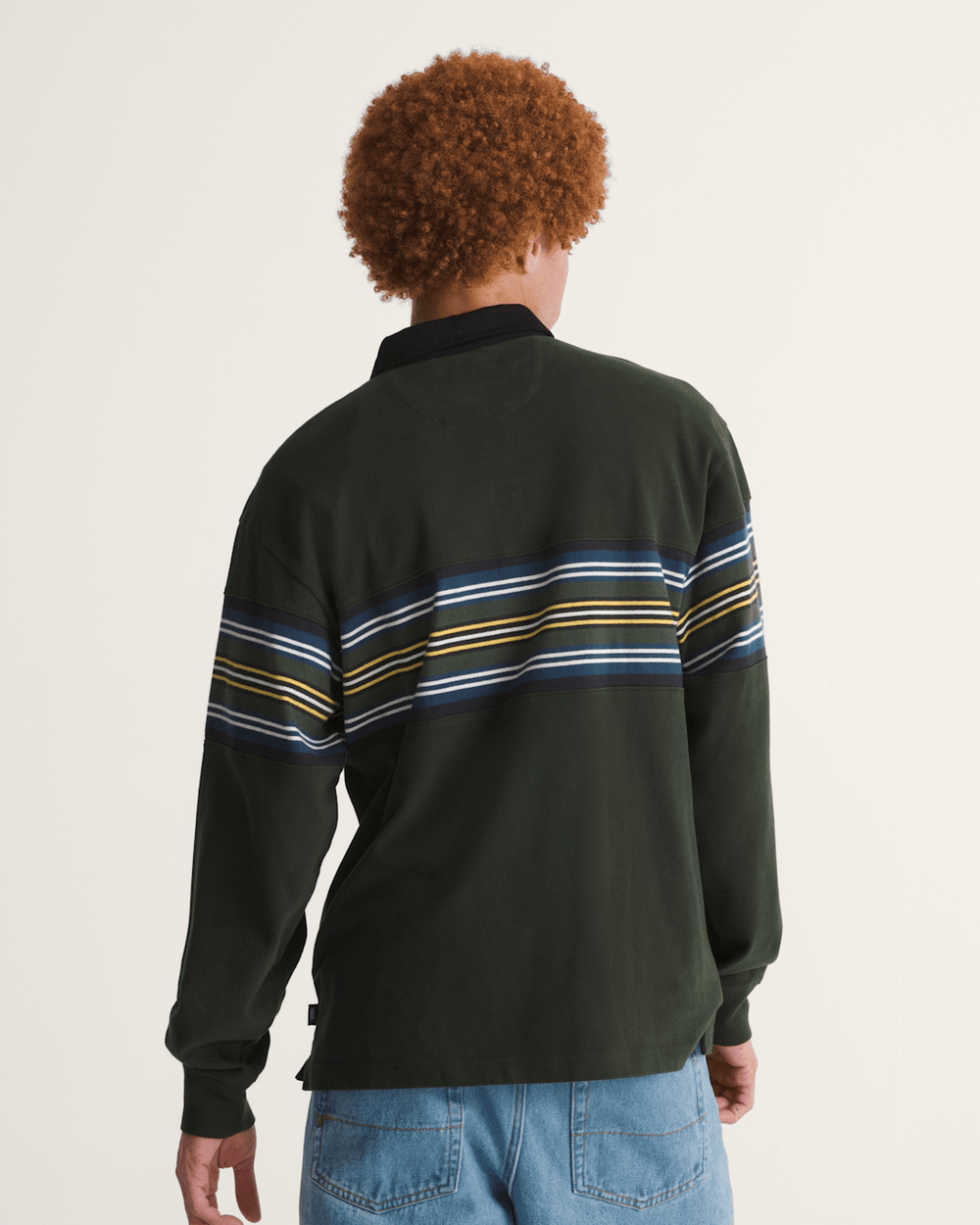 Surge Rugby Long Sleeve Shirt in Dried Kelp Green | Vans sale