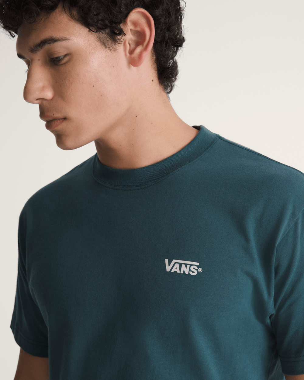 New Left Chest T-Shirt in Mossy Olive Green | Vans on sale