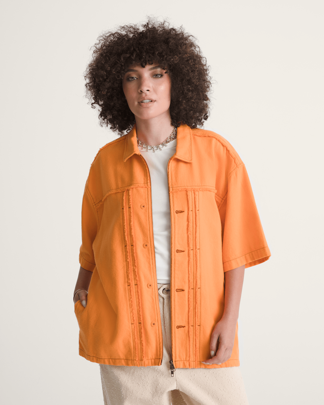 OTW by Vans Double Edge Shirt in Sunset Orange | Vans sale