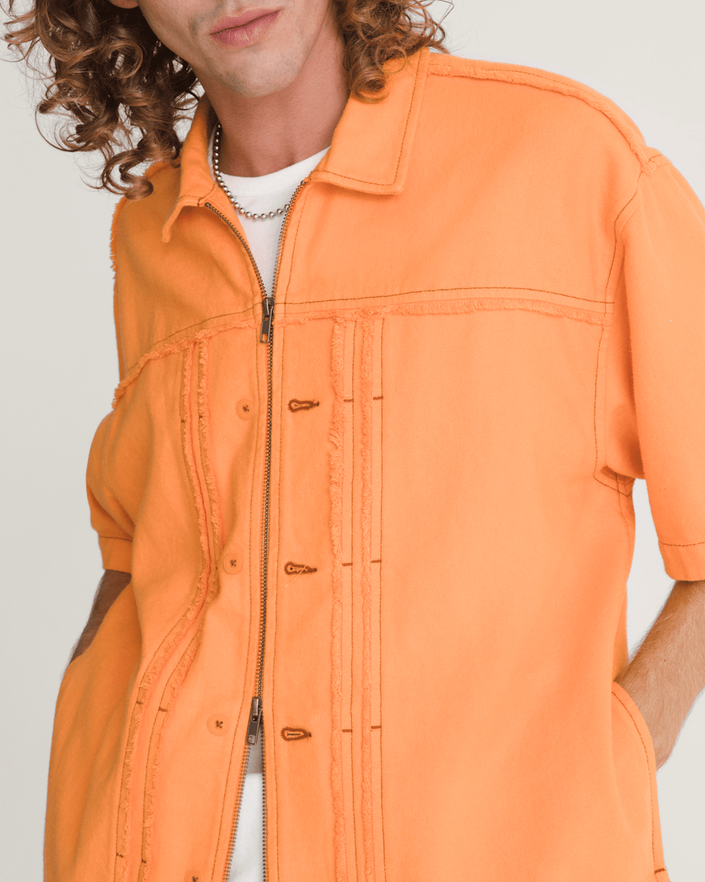 OTW by Vans Double Edge Shirt in Sunset Orange | Vans sale